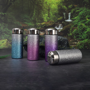 <b>Titanium</b> Cup Thermos 500Ml With Tea Strainer Screw Cap Gradient Color Portable Drinkware - Product Image 4