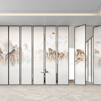 Mur pliable fonctionnel Airwall coulissant acoustique divisant la cloison de séparation pliante mobile pour l'auditorium d'église de bureau