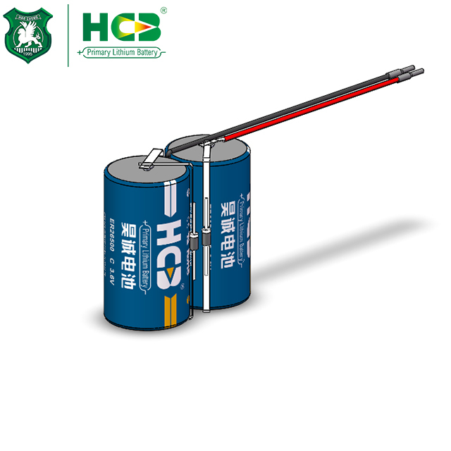 HCB Primary ER26500 3.6V Lithium Thionyl Chloride Battery 8500mAh High Temperature Large Cylindrical Cells