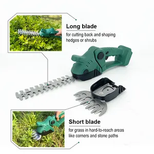 Akülü el pil çim makası Mini shrubtrimmer düzeltici çim kesici elektrikli