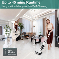 Aspirateur professionnel sans fil tout-en-un électrique autonettoyant pour usage domestique, commercial et hôtelier