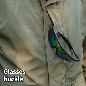 Impermeabile da esterno antigraffio e resistente all'usura 3 in 1 giacca tattica in pile vestiti da caccia - Product Image 4