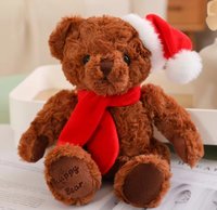 Logo personnalisé enfant ours en peluche avec t-shirt cadeaux en gros conception personnalisée 12 pouces poupées en peluche pour la Saint-Valentin