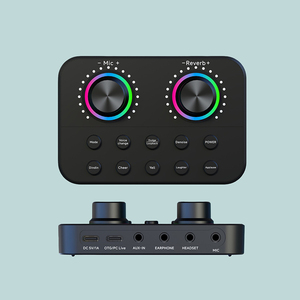 Box6 <span class=keywords><strong>Card</strong></span> âm thanh thay đổi giọng nói điện thoại di động và máy tính tương thích với micrô gọi thoại điện tử bên ngoài <span class=keywords><strong>Card</strong></span> âm thanh trực tiếp - Product Image 1