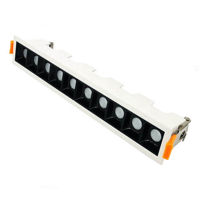 10 Heads 18W CCT Selectable Recessed LED Multi Spot Downlight Light 18W Dimmable ETL LED Mini Linear Downlight