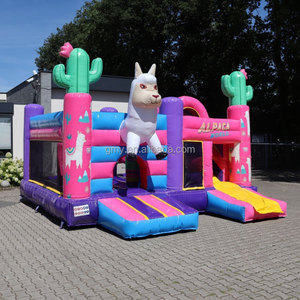 GMY Inflatables Alpaca gonflable coloré, structures gonflables pour sauts, articles de location pour événements, équipements de terrain de jeux, intérieur - Product Image 2