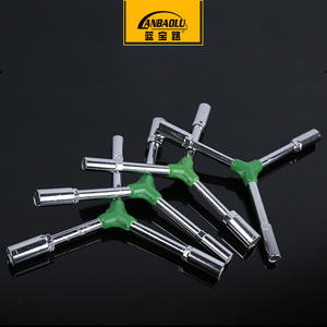 Llave de Tubo Tipo Y de Acero 45, Grado Industrial, Cromada y Pulida, Herramienta Hexagonal Multifuncional 00572 - Product Image 2