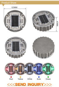 Đèn Đường Năng Lượng Mặt Trời <span class=keywords><strong>LED</strong></span> Dưới Lòng Đất Làm Bằng Nhôm Mắt Mèo Nhấp Nháy Được Sử Dụng Rộng Rãi Ngoài Trời Giá Tốt - Product Image 4