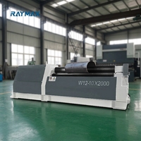 RAYMAX pour le laminage des métaux, machine à rouleaux personnalisée, machine à cintrer les plaques, machine à rouleaux hydraulique CNC