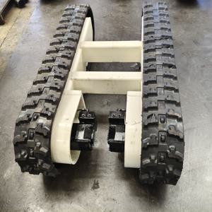 Mini telaio cingolato da 1 tonnellata di gomma da 2 tonnellate con motore idraulico cingolato per piccole attrezzature di perforazione - Product Image 1