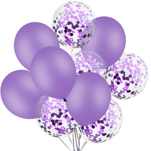 10 <span class=keywords><strong>palloncini</strong></span> in lattice tinta unita <span class=keywords><strong>palloncini</strong></span> di coriandoli con paillettes da 12 pollici forniture per decorazioni per feste di compleanno di nozze - Product Image 5