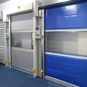 <span class=keywords><strong>Puerta</strong></span> rápida con cremallera automática, persiana <span class=keywords><strong>enrollable</strong></span> de PVC, <span class=keywords><strong>puerta</strong></span> de alta velocidad, <span class=keywords><strong>puerta</strong></span> de cremallera de plástico con buen sellado para cuarto de <span class=keywords><strong>ducha</strong></span> de aire - Product Image 4