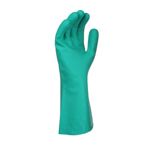 Guanti in Gomma Anti-Chimici, Anti-Olio, Resistenti ad Acidi e Alcali, per Uso Industriale, Spessi e Durevoli in Nitrile - Product Image 3