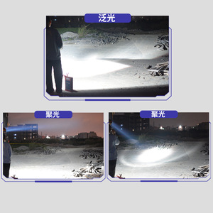 H3 Headlamp 24.5Cm Adjustable Focus Super Bright Rechargeable Outdoor Fishing Hunting Light 300-499M <b>Range</b> - Product Image 1
