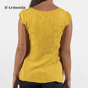 Chemises d'été sans manches à col rond, vêtement décontracté, Design italien, pour femmes - Product Image 6