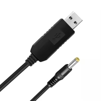 Cable de Alimentación con Aumento de Voltaje Wavelink, 5.5x2.1mm USB DC 5V a 12V, Cargador con Cubierta de PVC para Router, Cámara, Ventilador, Luz LED