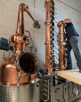 Équipement de brasserie artisanale DYE 300L pour la distillation du whisky - Système de chaudière à chauffage direct ou à vapeur