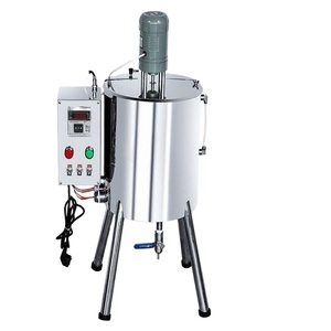 Máquina de mezcla y llenado de líquidos espesos y pastas para alimentos, cosméticos, chocolate, crema lavavajillas, velas y pintalabios líquidos. - Product Image 1