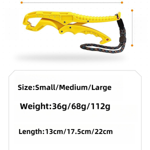 <span class=keywords><strong>Pince</strong></span> à lèvres pour poissons d'eau salée en plastique SNEDA, excellent attrapeur de poissons-chats avec cordon pour la pêche à la truite - Product Image 2