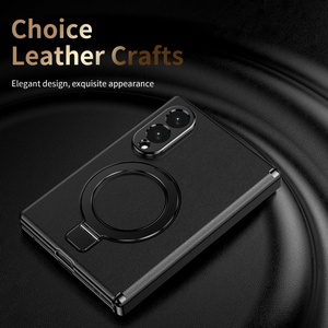 Funda Magnética de Cuero PU al por Mayor para Samsung Z Fold 8 7 6 5 4 3 W25 con Anillo Soporte Protector de Pantalla Frontal Antigolpes - Product Image 6