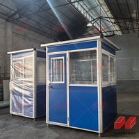 Kiosque de panneau sandwich mini sentinelle fabriqué en usine Cabine de sécurité mobile étanche personnalisable