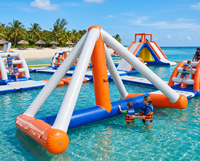 Grande Pyramide Gonflable d'Escalade Personnalisée, Toboggan Gonflable Commercial pour Adultes, Jouets de Parc Aquatique Gonflables, Équipement de Jeu Aquatique