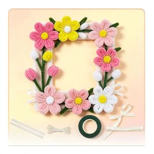 Kit de Arte Educativo DIY: Material de Limpiapipas de Terciopelo de 10mm para Proyectos de Manualidades y Decoraciones Creativas con Limpiapipas para Niños - Product Image 6