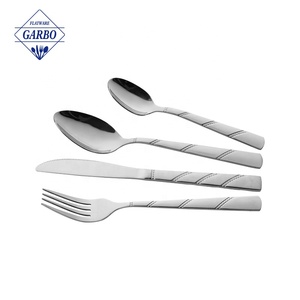 Juegos de cucharas de cena de acero inoxidable al por mayor cubiertos de plata y oro reutilizables 410 cubiertos cuchara de sopa para restaurantes - Product Image 2