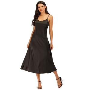 Abito lungo da donna con <span class=keywords><strong>camicia</strong></span> a righe e maniche corte alla moda abiti Casual senza maniche Casual da donna - Product Image 6