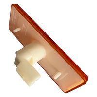 Feux de position latéraux à LED pour camions et remorques, lumière ambre, lumière jaune, lumière rouge, lumière clignotante, camions européens, camions asiatiques