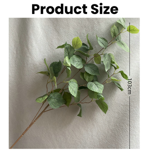 Nouvel Arrivage Très Demandé : Branches de Feuillage Artificiel en Soie Réaliste, Tiges de Feuilles de <span class=keywords><strong>Patate</strong></span> <span class=keywords><strong>Douce</strong></span> Vertes pour Décoration de Mariage et d'Intérieur - Product Image 2