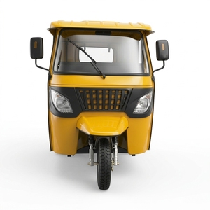Tuk Tuk Elettrico Giallo a Tre Ruote, Triciclo Durevole con Tettoia Chiusa, <span class=keywords><strong>Taxi</strong></span> Passeggeri a Batteria per Africa/Latino America - Product Image 5