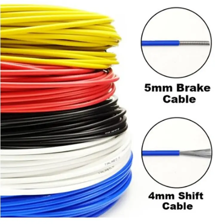자동차 부품 액세서리 자전거 4mm 5mm 브레이크 케이블 하우징 오토바이 클러치 케이블 하우징