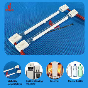 <span class=keywords><strong>Radiateur</strong></span> infrarouge à réflecteur semi-blanc <span class=keywords><strong>pour</strong></span> machine de soufflage de bouteilles automatique, élément électrique 1500W 2500W 3000W - Product Image 1