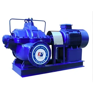 High Flow Fire Protection System Horizontal Split Casing Water Circulation Double Suction Centrifugal Fire Fighting Pumps