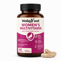 Capsules multivitaminées pour femmes, 60 unités, multivitamines quotidiennes pour femmes, biotine, fer, vitamine D3, soutien énergétique, cheveux, peau, ongles