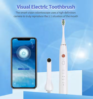 Brosse à dents automatique intelligente personnalisée avec application caméra Brosse à dents électrique sonique rechargeable pour adultes Wifi