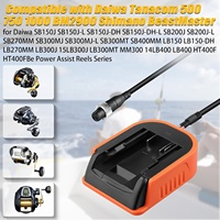 Adaptateur de moulinet de pêche pour batterie Li-ion Dewalt 20V 60V, convertisseur en chargeur pour Daiwa 1000 750 Seaborg 500MJ 400 300MJ Leobritz