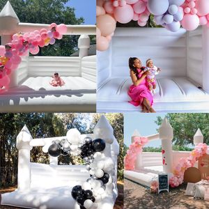 White <b>Small</b> Wedding Bouncer Jump Jumper Inflatable Water <b>Slide</b> House Castle Party Rental Wedding Party Inflatable White B - Product Image 5