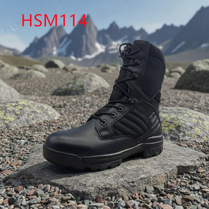 LXG, Bottes de Marche en Cuir Gaufré pour Conditions Difficiles, Semelle Antichoc EVA+Caoutchouc, Bottes Tactiques HSM001 - Product Image 3