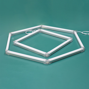 Adled Honeycomb <b>Led</b> <b>Light</b> 2438x4850mm <b>Dimmable</b> Hexagon Panel For Garage Workshop <b>Ceiling</b> Lighting 6500K IP54 200-1000W - Product Image 3
