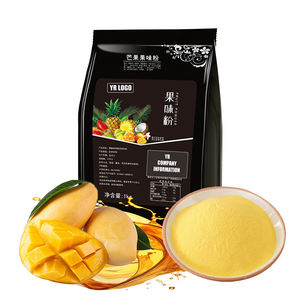 YUECHUANXIANG Préparation instantanée pour thé au lait saveur mangue avec sucre de tapioca et additifs, mélange pour bubble tea prêt à boire, durée de conservation 12 mois - Product Image 3