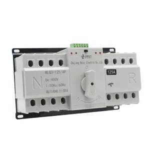 CHINA Supplier NLQ3 4P Dual Power Automatic Transfer Switch ATSE 125A 100A 63A Automatic Transfer Switch CB Class 4pole ATS