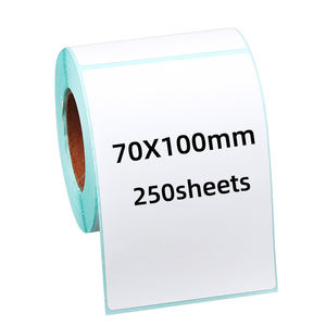 สติ๊กเกอร์กันน้ำแบบกำหนดเอง ขนาด 70x100 มม. ขายดี ฉลากความร้อนแบบติดเอง ฉลากความร้อนไวต่อความร้อน โปรโมชั่นสำหรับร้านขายของชำ - Product Image 1