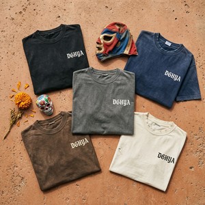 Camiseta Oversize de Algodón 100% de 250GSM <span class=keywords><strong>con</strong></span> Lavado Vintage y Diseño de Águila Chicana para Hombre, OEM, Arte de Tatuaje Personalizado, Estilo Urbano de Herencia Mexicana, MOQ50 - Product Image 4