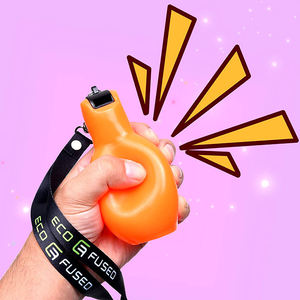 Портативный мягкий свисток из ПВХ с шнурком, 120 дБ, развивающая игрушка-подарок для спортивных тренировок и выживания, настраиваемый свисток - Product Image 4