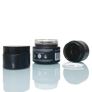 Pot en verre noir mat personnalisé avec logo, 5 ml, 10 ml, 15 ml, 20 ml, 25 ml, 30 ml, 50 ml, 60 ml, 100 ml, pour crème, emballage cosmétique - Product Image 3