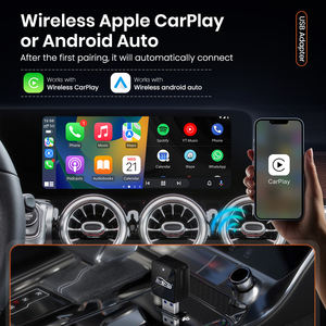 อะแดปเตอร์ไร้สาย Carplay แบบพกพา CP MINI Joyeauto MMB ปี 2025 พร้อมคุณสมบัติ Plug and Play รองรับ <span class=keywords><strong>Android</strong></span> <span class=keywords><strong>Auto</strong></span> และ AI Box - Product Image 4