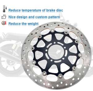 Disque de frein avant flottant à rotor de 320mm pour <span class=keywords><strong>Royal</strong></span> <span class=keywords><strong>Enfield</strong></span> Continental GT650 19-23 INT650 20-23 Interceptor 650 2019 - Product Image 3