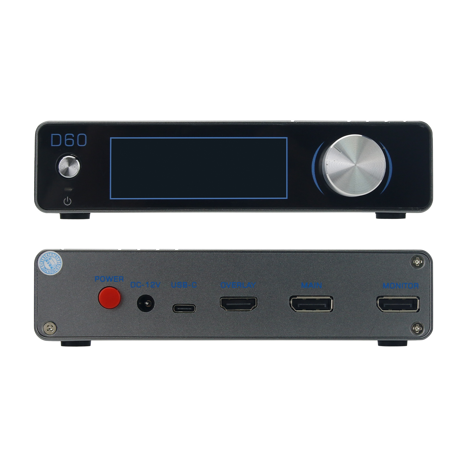 D60 Video Overlay Box - 4K Adaptive Fuser & DMA Hardware